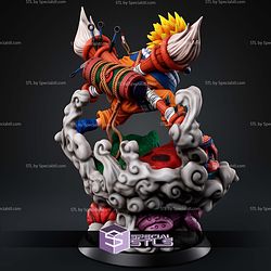 Naruto Ninja Pose Diorama STL Files