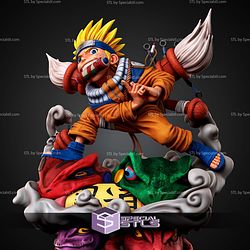 Naruto Ninja Pose Diorama STL Files