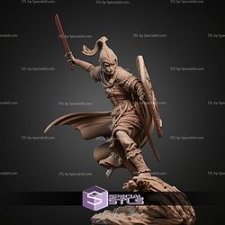 Nastasya The Shield Maiden STL Files