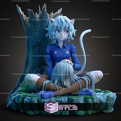 Neferpitou Sitting By The Tree 147mm STL Files