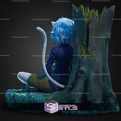 Neferpitou Sitting By The Tree 147mm STL Files