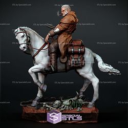 Old Man Logan Wolverine On Horse STL Files