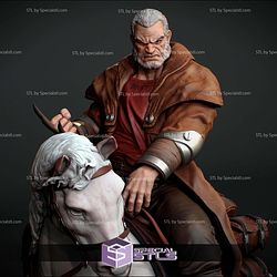 Old Man Logan Wolverine On Horse STL Files