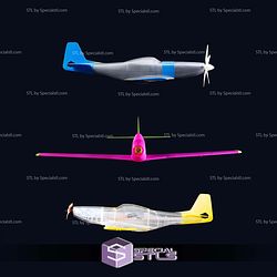P51 D Mustang STL Files