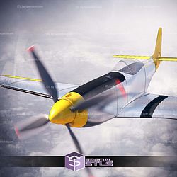 P51 D Mustang STL Files