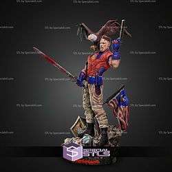 Peacmaker And Eagle 420mm STL Files