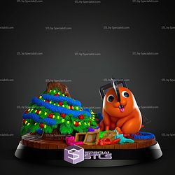 Pochita Chrismast 100mm STL Files