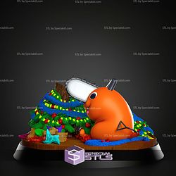 Pochita Chrismast 100mm STL Files