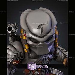 Predator Chibi In The Rain STL Files