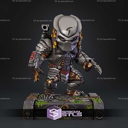 Predator Chibi In The Rain STL Files