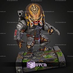 Predator Chibi In The Rain STL Files