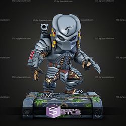 Predator Chibi In The Rain STL Files