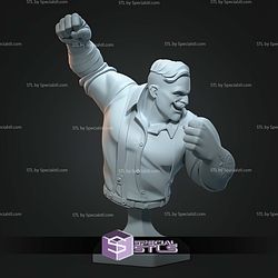 Punch Up From Dispatch Bust 106mm STL Files