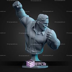 Punch Up From Dispatch Bust 106mm STL Files