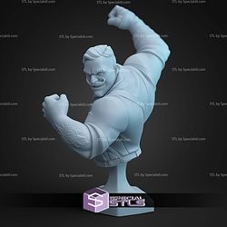 Punch Up From Dispatch Bust 106mm STL Files