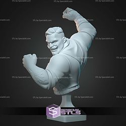 Punch Up From Dispatch Bust 106mm STL Files