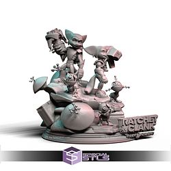 Ratchet And Clank SLA STL Files