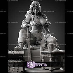 Red Sonja And Treasue STL Files