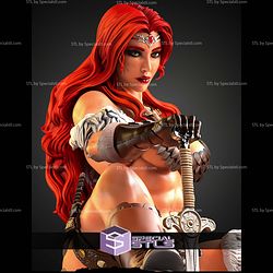Red Sonja And Treasue STL Files