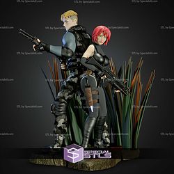 Regina Dino Crisis 2 Diorama STL Files