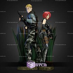Regina Dino Crisis 2 Diorama STL Files
