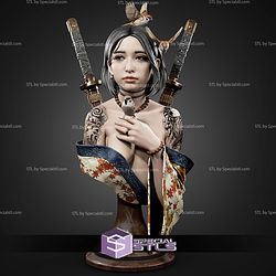 Ren Lily Bust 5 Inches Tall STL Files