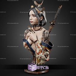 Ren Lily Bust 5 Inches Tall STL Files