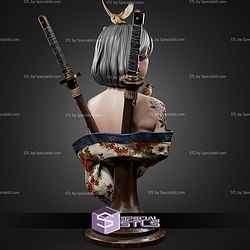 Ren Lily Bust 5 Inches Tall STL Files