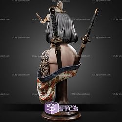 Ren Lily Bust 5 Inches Tall STL Files