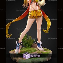 Rikku Final Fantasy And Weapon 266mm STL Files