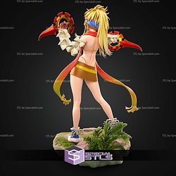 Rikku Final Fantasy And Weapon 266mm STL Files