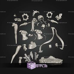 Rikku Final Fantasy And Weapon 266mm STL Files