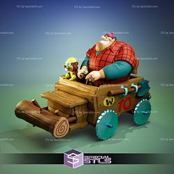 Rufus Ruffcut And Sawtooth The Buzzwagon STL Files
