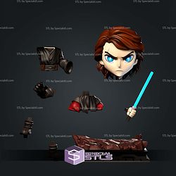 Anakin Skywalker Starwars Chibi STL Files