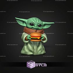 Basic STL Collection Grogu Burger