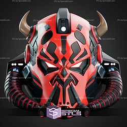 Cosplay STL Files 50k Darth Maul Helmet