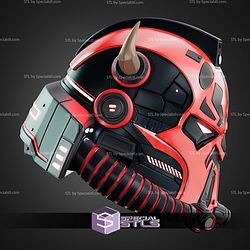 Cosplay STL Files 50k Darth Maul Helmet