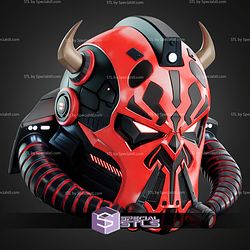 Cosplay STL Files 50k Darth Maul Helmet