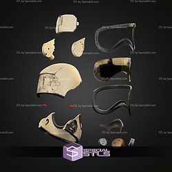 Cosplay STL Files Arc Raiders Driftcoat Helmet