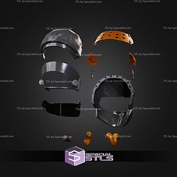 Cosplay STL Files Arc Raiders Torque Helmet