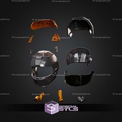 Cosplay STL Files Arc Raiders Torque Helmet