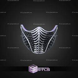 Cosplay STL Files Bi Han Mortal Kombat Mask
