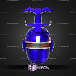 Cosplay STL Files Blue Stinger Bettleborg Helmet