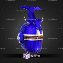 Cosplay STL Files Blue Stinger Bettleborg Helmet