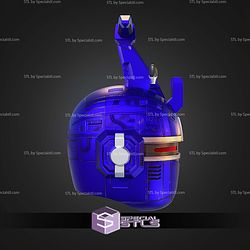 Cosplay STL Files Blue Stinger Bettleborg Helmet