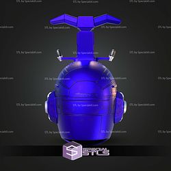 Cosplay STL Files Blue Stinger Bettleborg Helmet