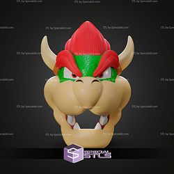 Cosplay STL Files Bowser Helmet