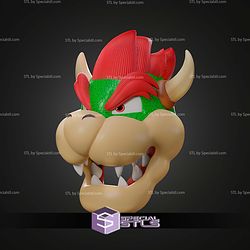 Cosplay STL Files Bowser Helmet