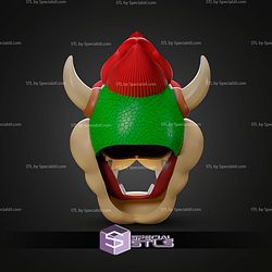 Cosplay STL Files Bowser Helmet