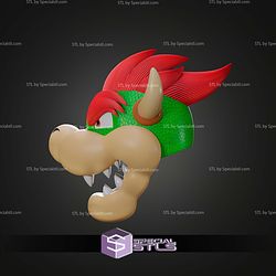 Cosplay STL Files Bowser Helmet